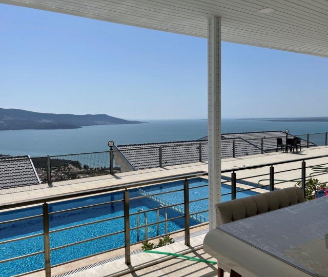 DIDIM-AKBUK: 3+1 VILLA WITH FULL SEA VIEW